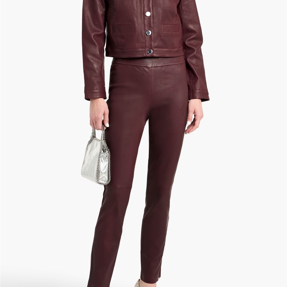 Derek Lam 10 Crosby Thessaly Leather
Skinny Pants Size 0 NWOT